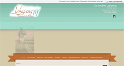 Desktop Screenshot of leingangchiropractic.com